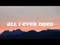 All I Ever Need - Austin Mahone (lyrics)