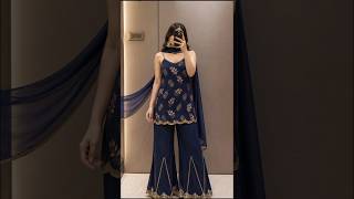 Beautiful Rust Sharara Set | Perfect Festive &amp; Party Wear 🤎✨ #Myntra #youtubeshorts