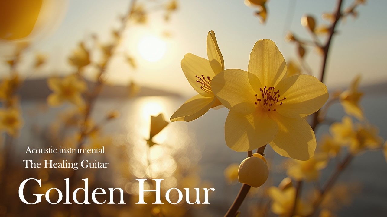 Golden Hour Healing ✨ Peaceful Guitar Melodies to Unwind After a Long Day 🌅