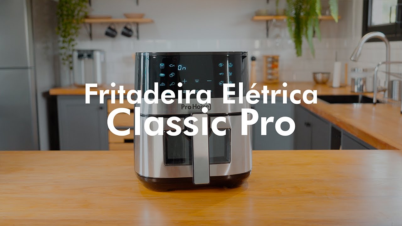 Fritadeira Elétrica Air Fryer Pro Home Classic PRO, 100% Digital