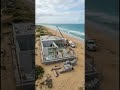 Watch a raw beach plot transform into a luxury beachfront bungalow 🌊🏡 #primehomes #luxurioushouse