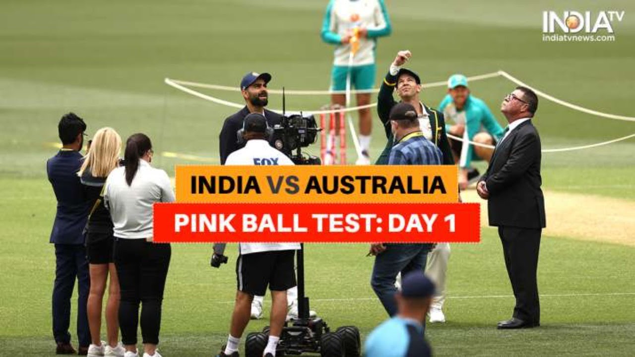 IND VS AUS PINK BALL TEST Live Stream WITH AUDIO (INDIA VS AUSTRALIA) DAY 1 LIVE SCORE YouTube