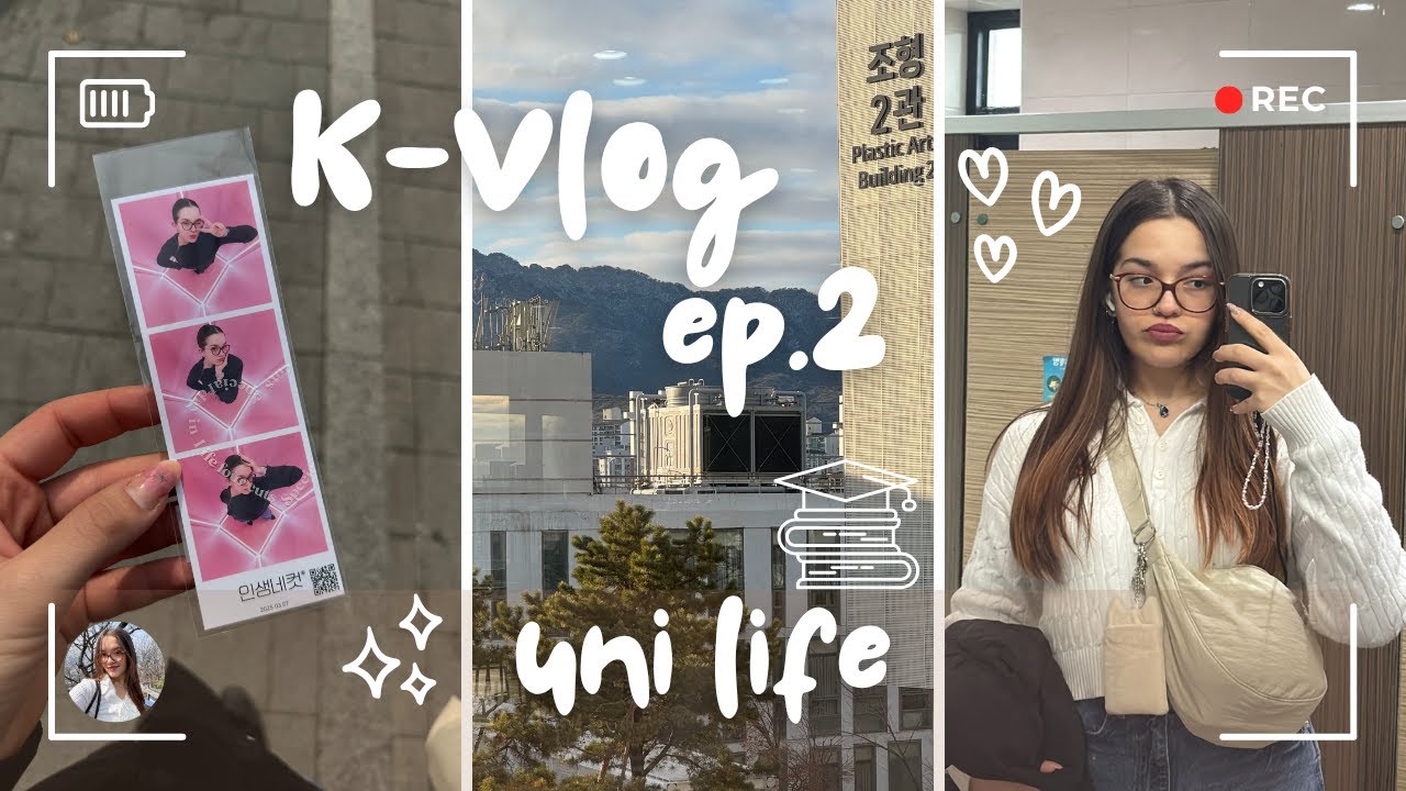 [K-vlog ep.2] Ma première semaine à l'université à Séoul ! ❀ kr