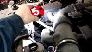 Radiator hose sucked flat