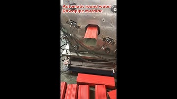 Rectangular Downspouts machine | Water Gutter Metal Sheet Forming Machine