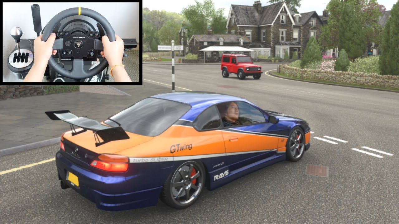 Drifting Nissan S15 Forza Horizon 4 Steering Wheel Shifter Tokyo Drift Gameplay Youtube