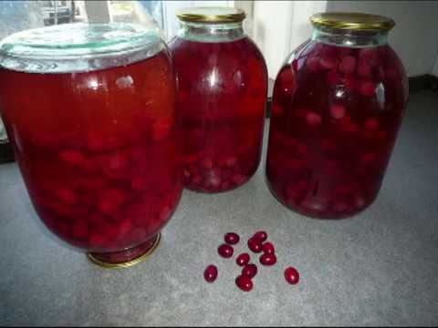 Компот из кизила на зиму