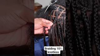 Get into this‼️ knotless on point #braids #healthy #hair #shortvideo #fyp #hair #knotlessbraids