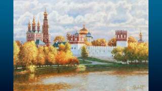 Новодевичий монастырь (худ. Игорь Разживин)