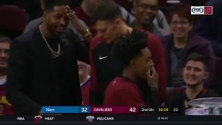 Channing Frye Passes to teammate, WHO WAS ON THE BENCH!