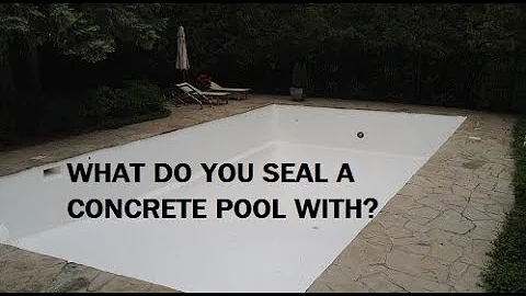 What do you seal a concrete pool with? - DayDayNews