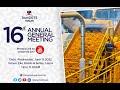 Dangote Sugar Refinery 16th Annual General Meeting Dangote Sugar Refinery 16th Annual General Meeting