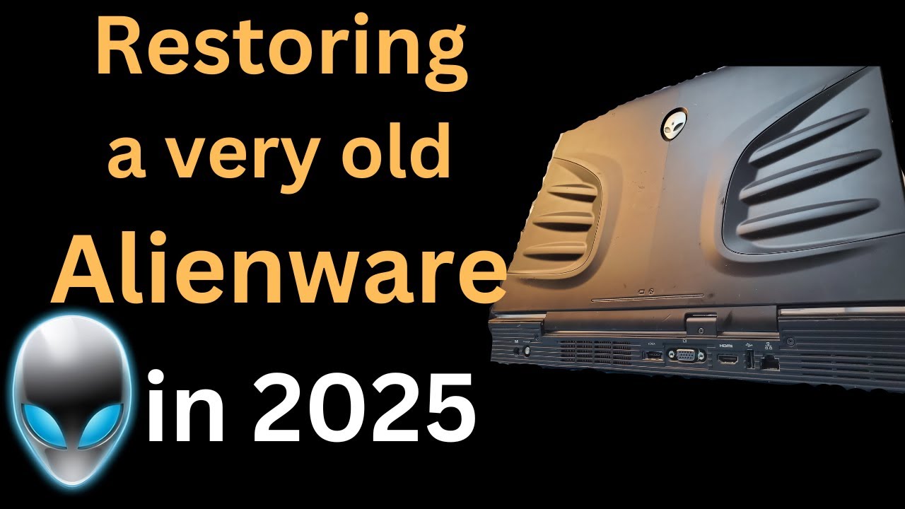 Restoration of a 2007 model Alienware found on a garbage bin thrown by ...