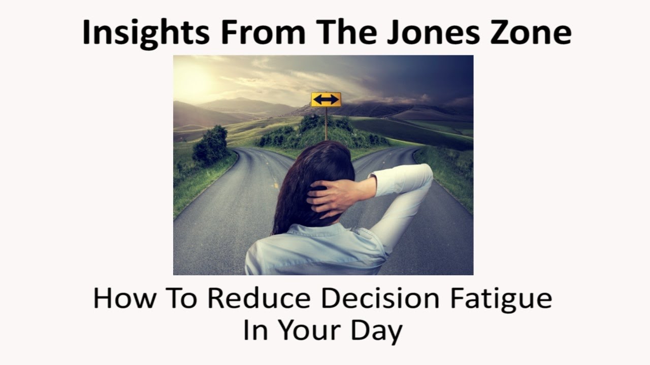 How To Reduce Decision Fatigue In Your Day - YouTube