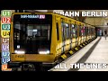   all the lines  berlin ubahn  berlin metro 2021 4k