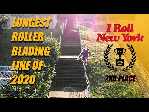 The Longest RollerBlading Line of 2020 [MUST SEE] -  w/ Sven Buršić Aggressive Inline Skating Trick