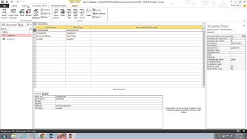 Access 2013 Unit A Video 5 - Create Primary Keys