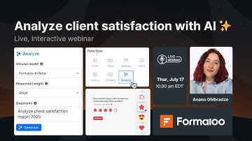 How to collect and analyze client satisfaction with AI