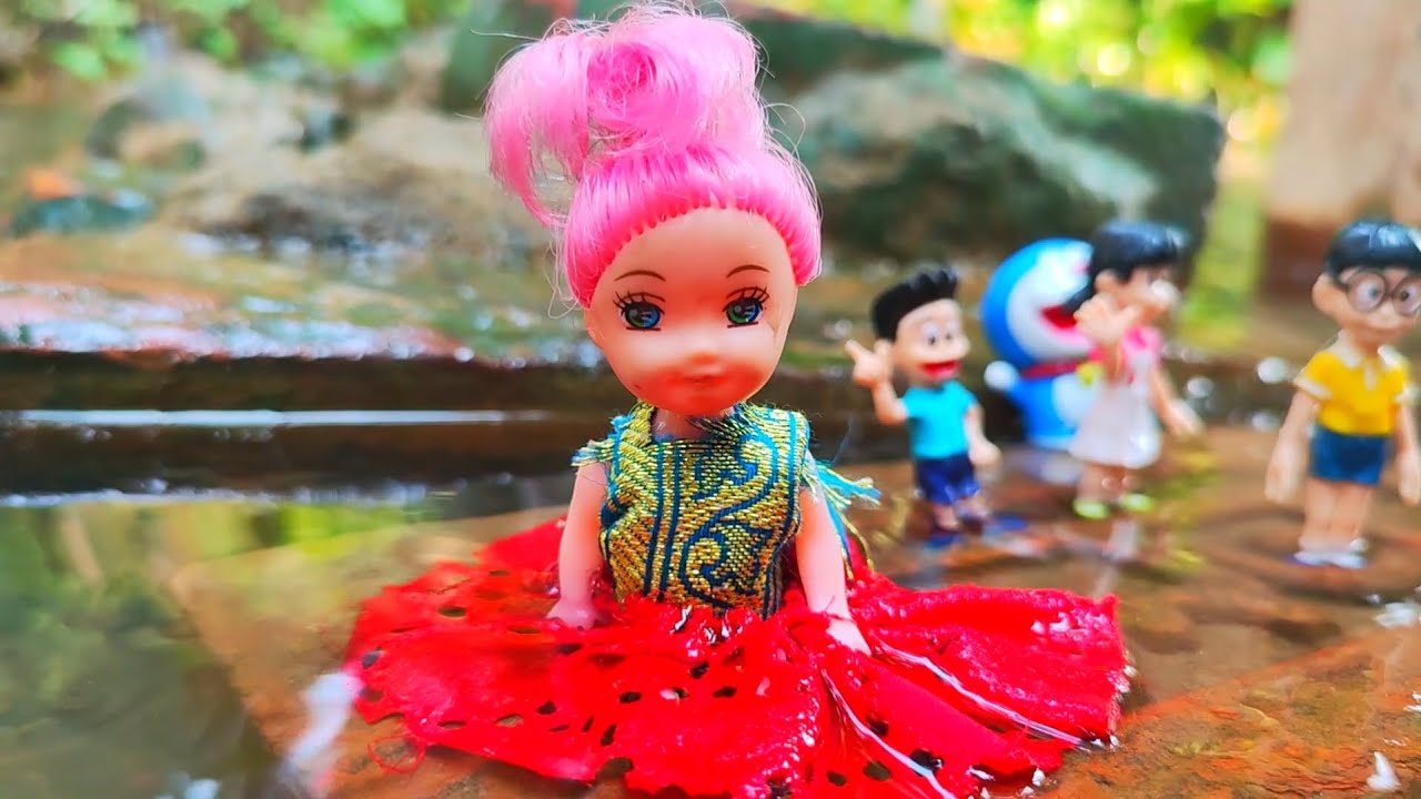 চুটকিরা আজ নদীতে গিয়ে অনেক মজা করলো chutkir golpo part=33 doll