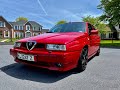 1997 Alfa Romeo 155 2.0 twin spark walk around and test drive with exhaust sound.