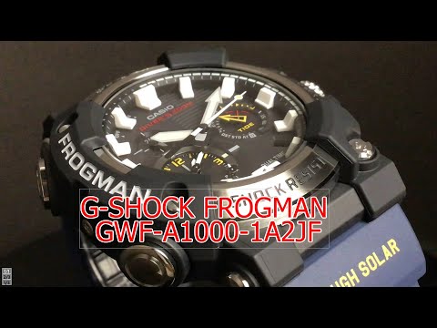 CASIO G-SHOCK GWF-A1000-1A2JF アナログ表示モデル - YouTube