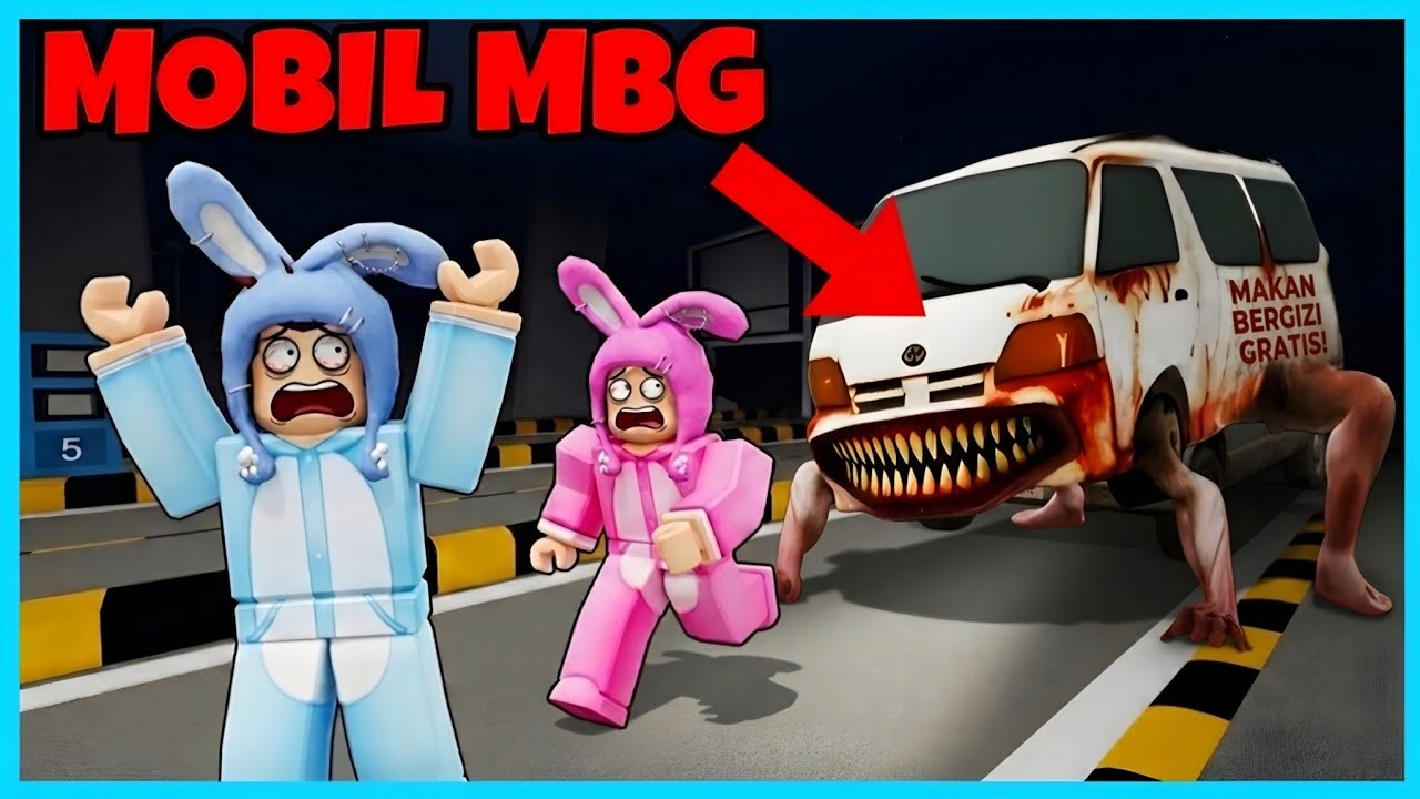 MIPAN & ZUZUZU Ketemu Mobil MBG Saat Jaga Pintu Tol Di Malam Hari! ROBLOX