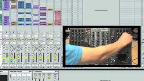 xone 4d and ableton Live session demo Play By DJ June  DJKOREA