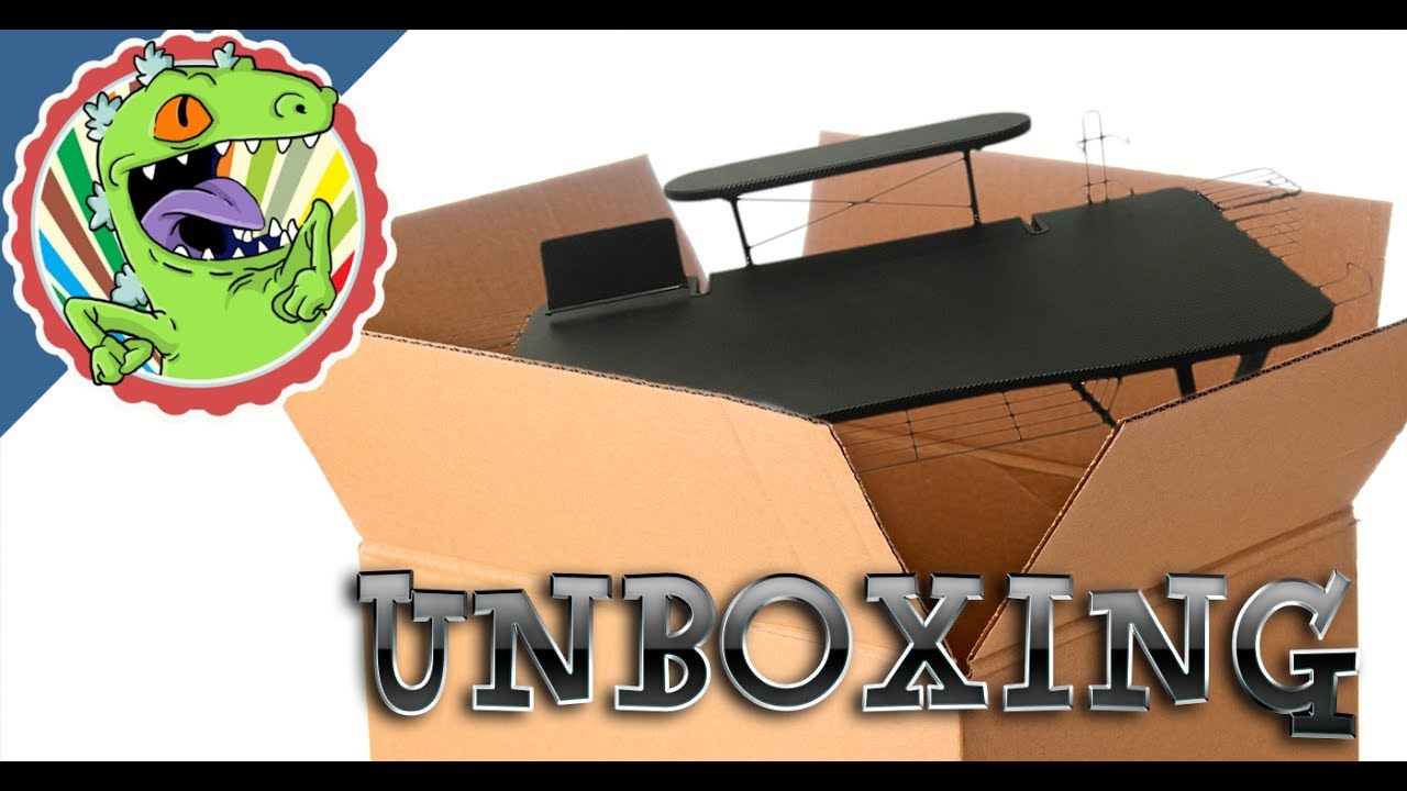 Reptaur Doez Unboxing Atlantic Gaming Desk Pro Youtube