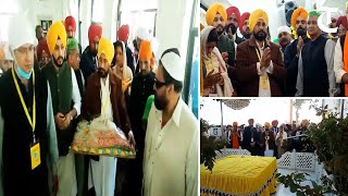 Punjab CM Charanjit Singh Channi pays obeisance at Gurdwara Darbar Sahib in Kartarpur