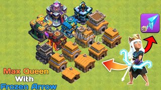 Frozen Queen vs Every Townhall  / Clash Of Clan