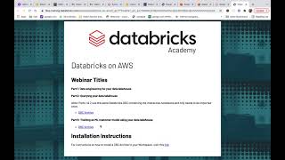 Databricks  account creation and aws connection