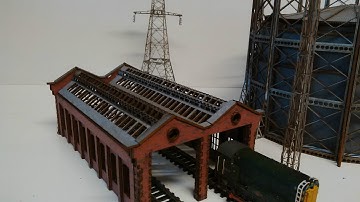 Modelux N Gauge 2 road engine shed