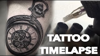 TATTOO TIMELAPSE | POCKET WATCH | CHRISSY LEE