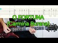 Carmina Burana O Fortuna Rock Metal Version GUITAR TAB Carmina Burana O Fortuna Rock Metal Version GUITAR TAB
