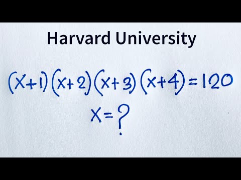 Harvard University Admission interviews tricks A tricky Olympiad Maths Algebra problem