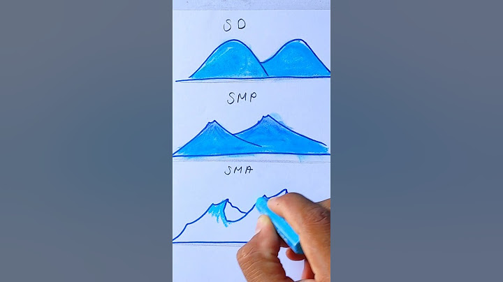 Cara Menggambar dan mewarnai Gunung vesri  sd, smp, sma #shorts