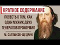 Повесть о том, как один мужик двух генералов прокормил. Краткое содержание