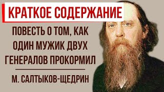 Повесть о том, как один мужик двух генералов прокормил. Краткое содержание