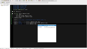 membuat program sederhana  dengan struct