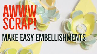 SAVE BIG $$!  TURN YOUR SCRAPS INTO EMBELLISHMENTS! Use Your Scrap Stash...DON’T TOSS YOUR SCRAPS!