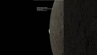 Earthset captured by iPhone from Artemis II mission during Moon flyby #NASA #Earth #Space