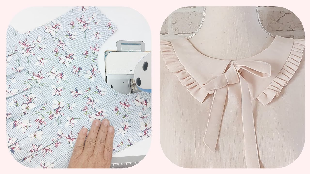 Collarette Sewing ⭐️ 2 Different collar design 😍 Sewing tips and tricks - YouTube