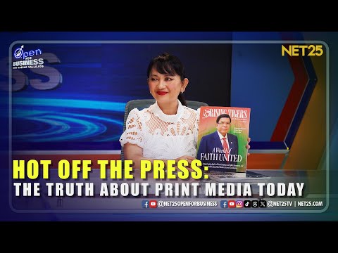 Open For Business | Hot Off the Press: The Truth About Print Media Today | December 28, 2025