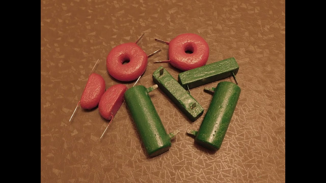 Радиодетали своими руками Резистор из проволоки и цемента - YouTube