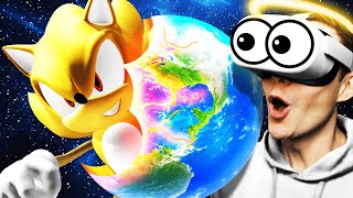 Creating SUPER SONIC PLANET In VR GOD SIMULATOR