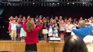 Ethan's 2nd grade moving up ceremony - Central Elementary