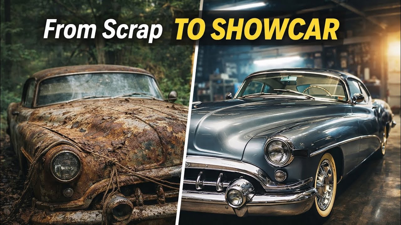 From Rust to Perfection | 1951 Buick XP-300 Roadster Silent ASMR Restoration (Before & After) 
