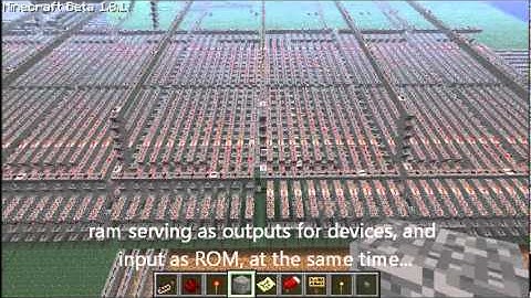 redgame, my first redstone computer with GPU, capable of simple games