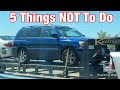 5 Beginner Mistakes In Car Hauling | #111