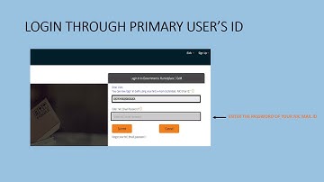 How to create Secondary User In GeM